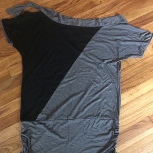 NWT Black and Grey Top